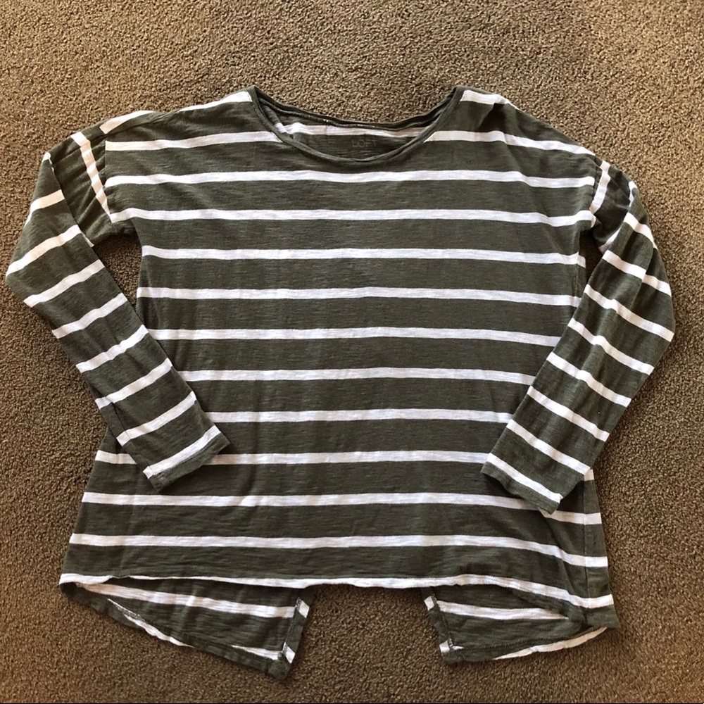 Ann Taylor Loft shirt with back cut out